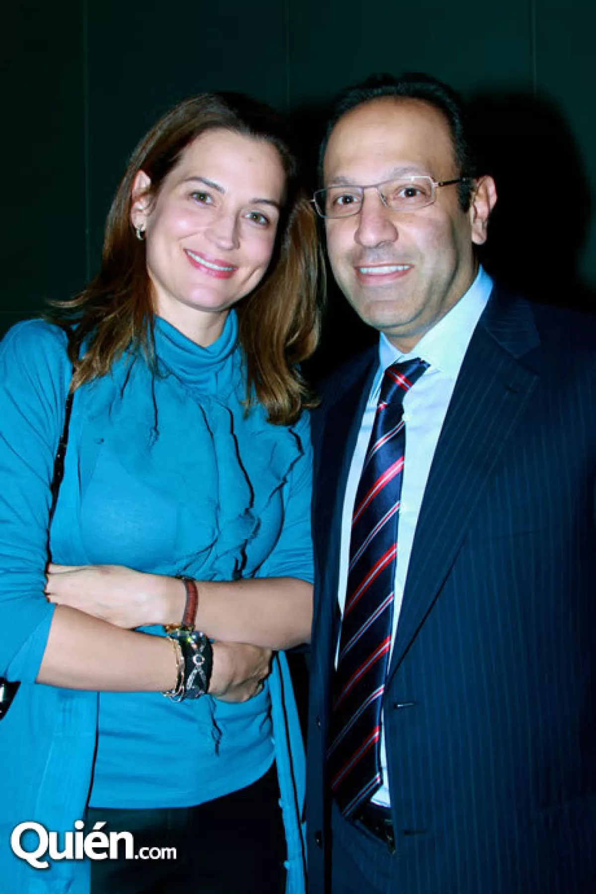 Ximena Serrano de Slim y Marco Antonio Slim