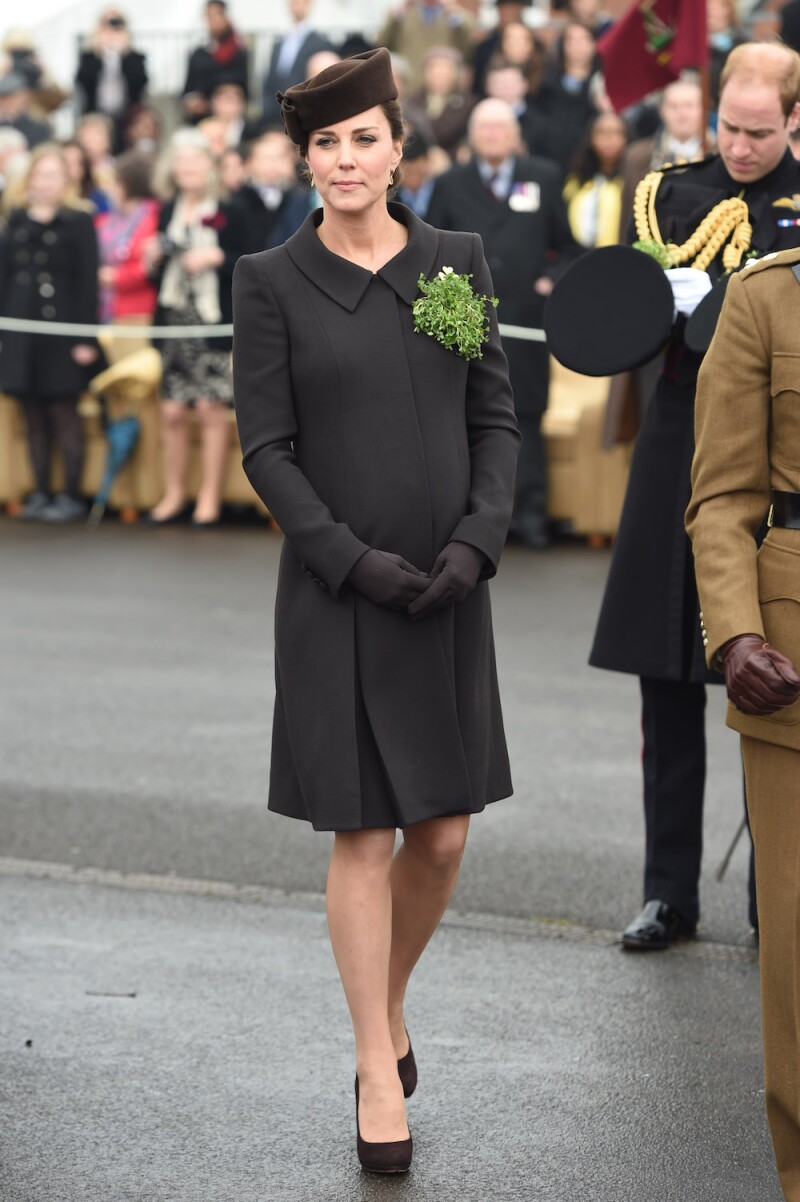 The Duke And Duchess Of Cambridge Attend St Patrick's Day Parade At Mons Barracks