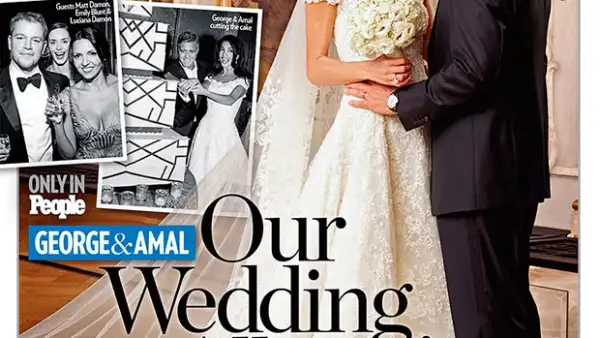 En portada vemos a la pareja demostrando su amor tras su enlace matrimonial.