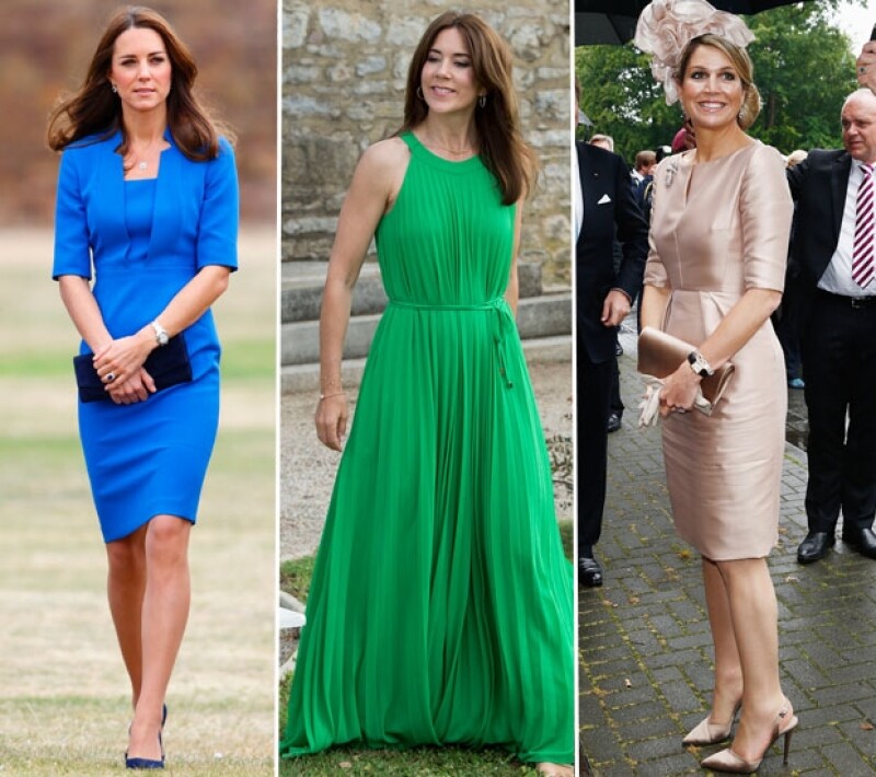 Kate Middleton, Mary de Dinamarca y Máxima de Holanda son las royals que engalanan la lista este 2014.