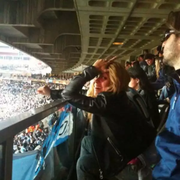Shakira y Antonio de la Rúa disfrutando del Mundial en Sudáfrica antes de partir a Glastonbury.