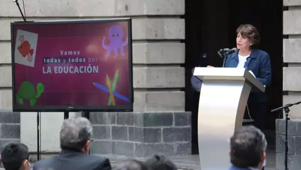 Delfina Gómez campaña vamos por la educacion