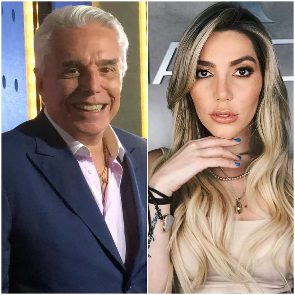 Enrique Guzmán y Frida Sofía