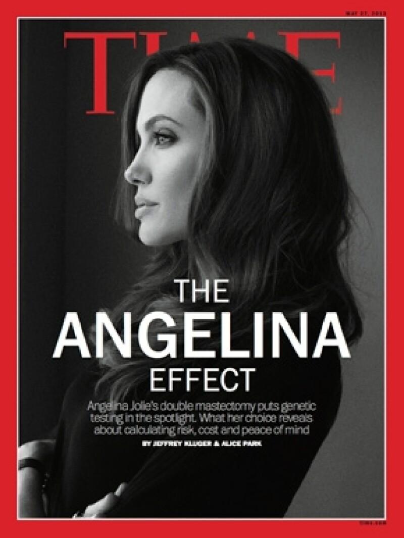 Angelina se volvió portada de muchos medios en el mundo.