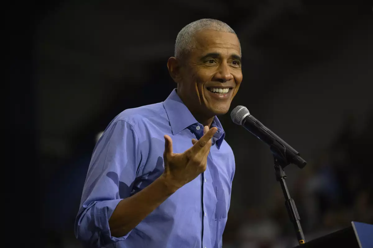 Former President Obama Campaigns For Kamala Harris In Pittsburgh