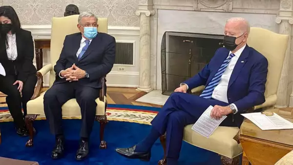 Andrés Manuel López Obrador, Presidente de México, y Joe Biden, Presidente de Estados Unidos, se reunieron en la Casa Blanca.