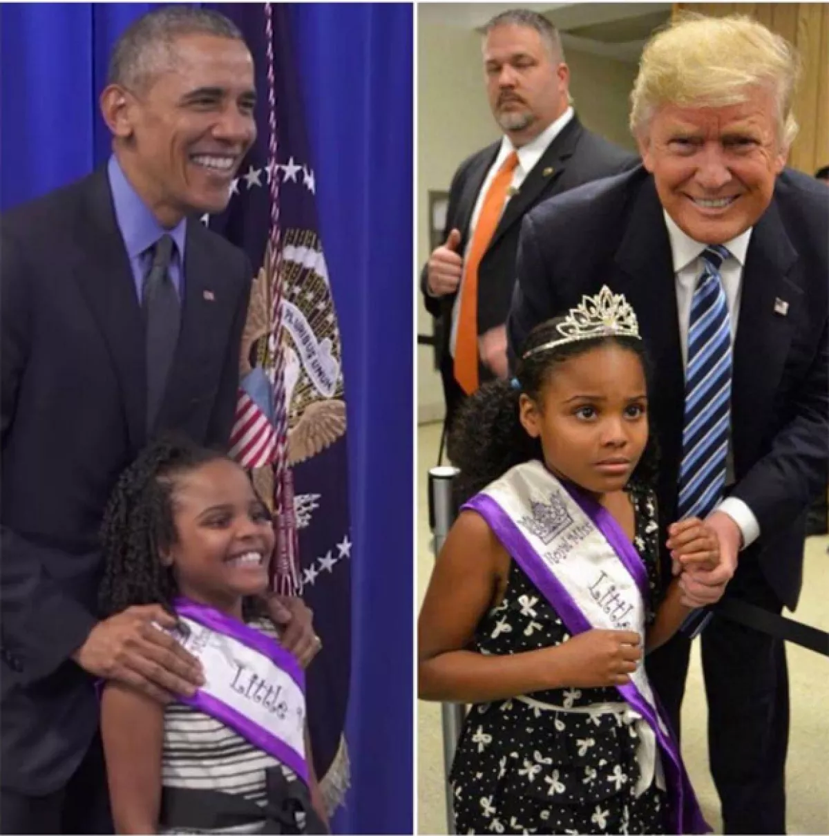 Cuando conoces a Obama vs cuando conoces a Trump