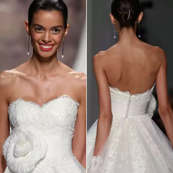 Rosa Clará: Dale un toque a tu chongo con alguna aplicación. Pueden ser perlas o diamantes. Cualquiera que sea tu opción, asegúrate que se vea y haga brillar tu peinado.