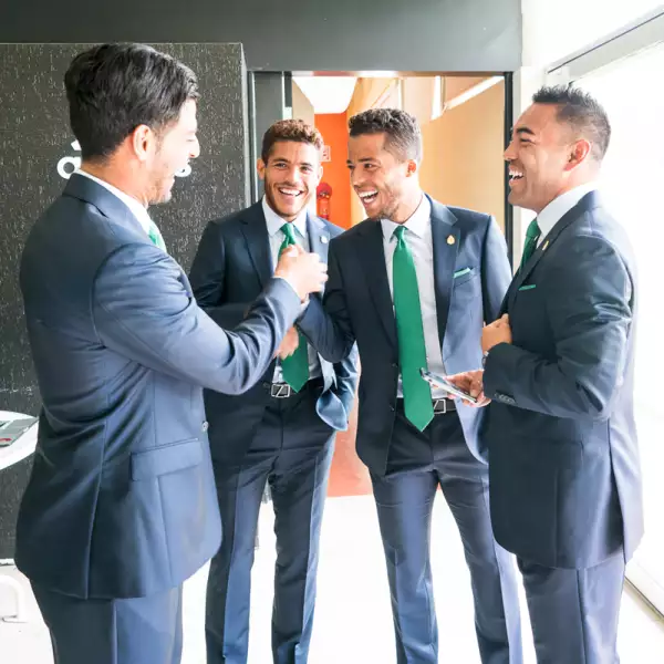 Ermenegildo Zegna acompaña a la Selección Nacional