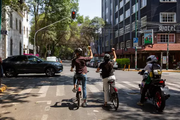 Ciclistas en ECOBICI