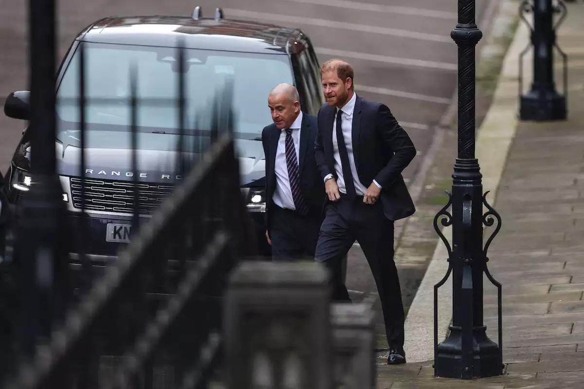 BRITAIN-ROYAL-HARRY-COURT-MEDIA