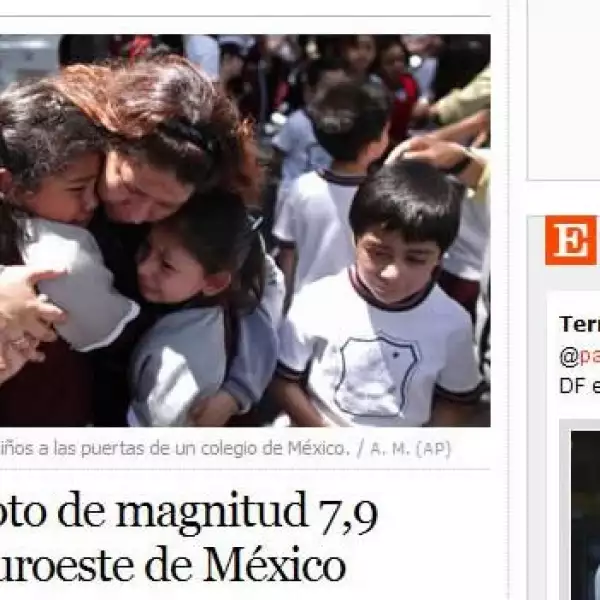 Portales temblor noticia