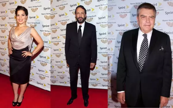América Ferrera, Juan Luis Guerra y Don Francisco asistieron a los premios que entregan a la comunidad latina.