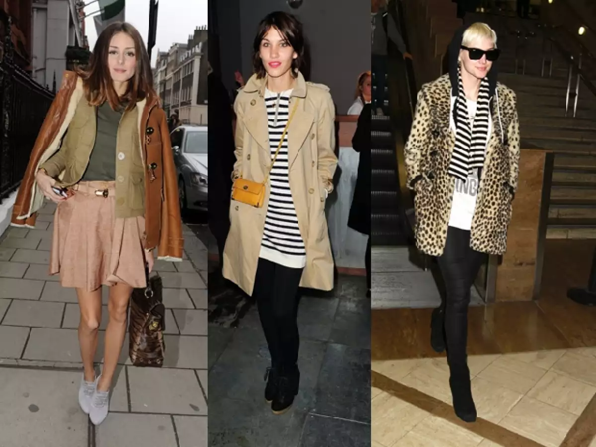 Olivia Palermo, Alexa Chung y Ashlee Simpson.