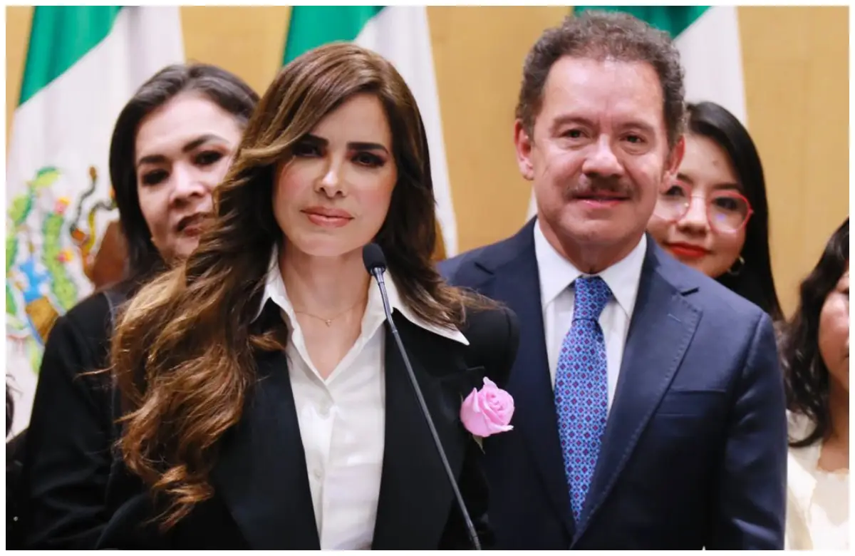Gloria Trevi y el diputado de Morena Ignacio Mier