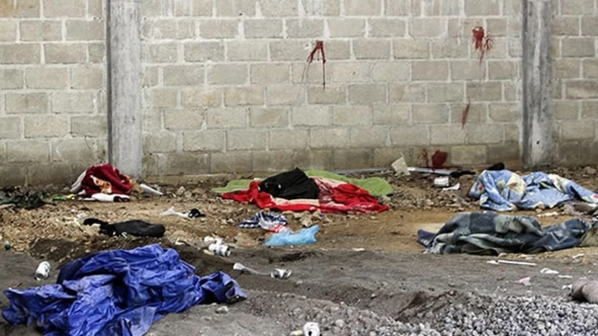 La bodega en Tlatlaya donde murieron 22 personas el 30 de junio de 2014