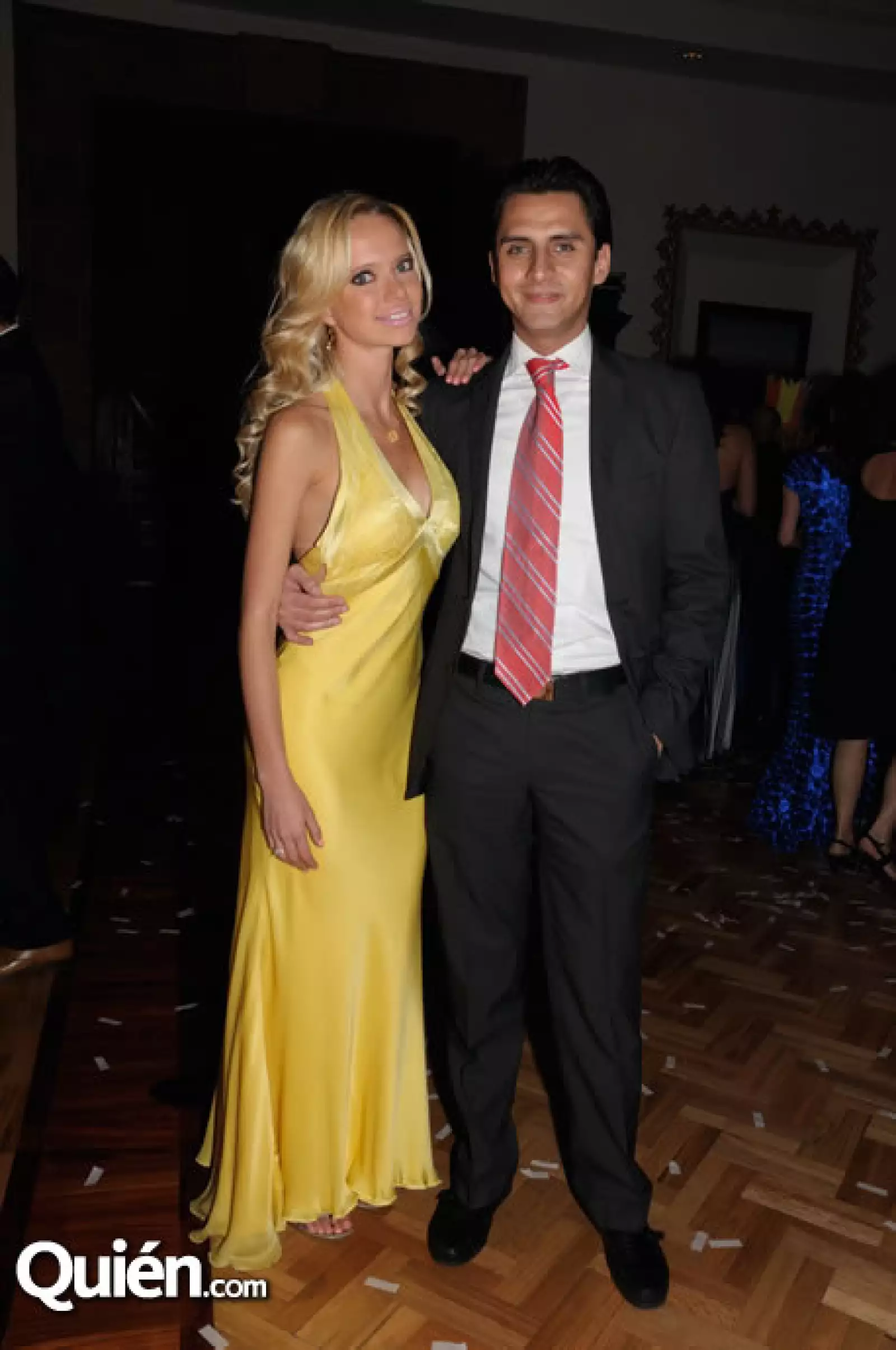 Andrea Huacuja y Luis Thomas