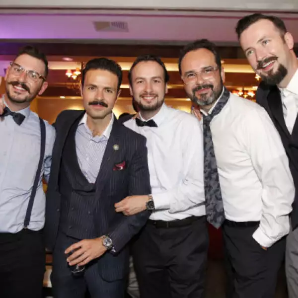 Los 5 hermanos de Fátima reunidos en la fiesta: Mariano, Josemaría, Julián, Carlos y Juanchi.