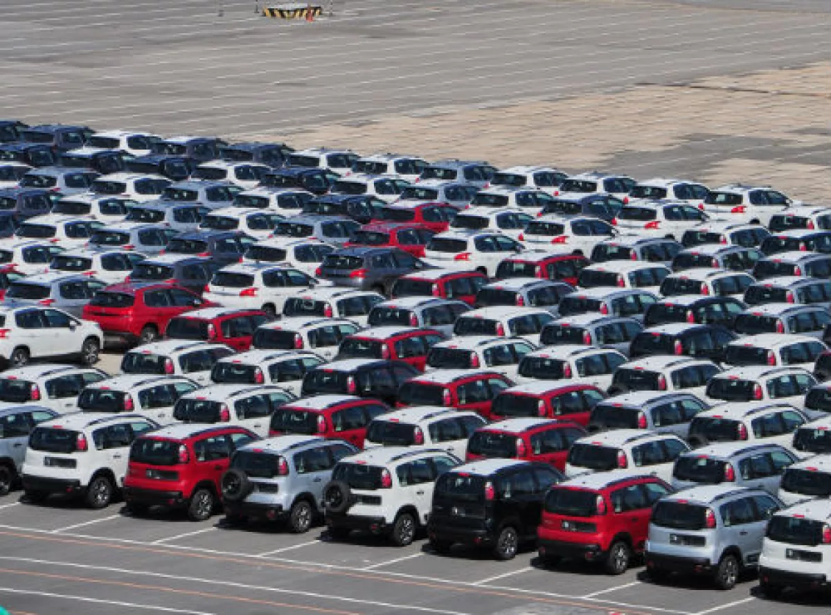 autos formados para exportaci�n