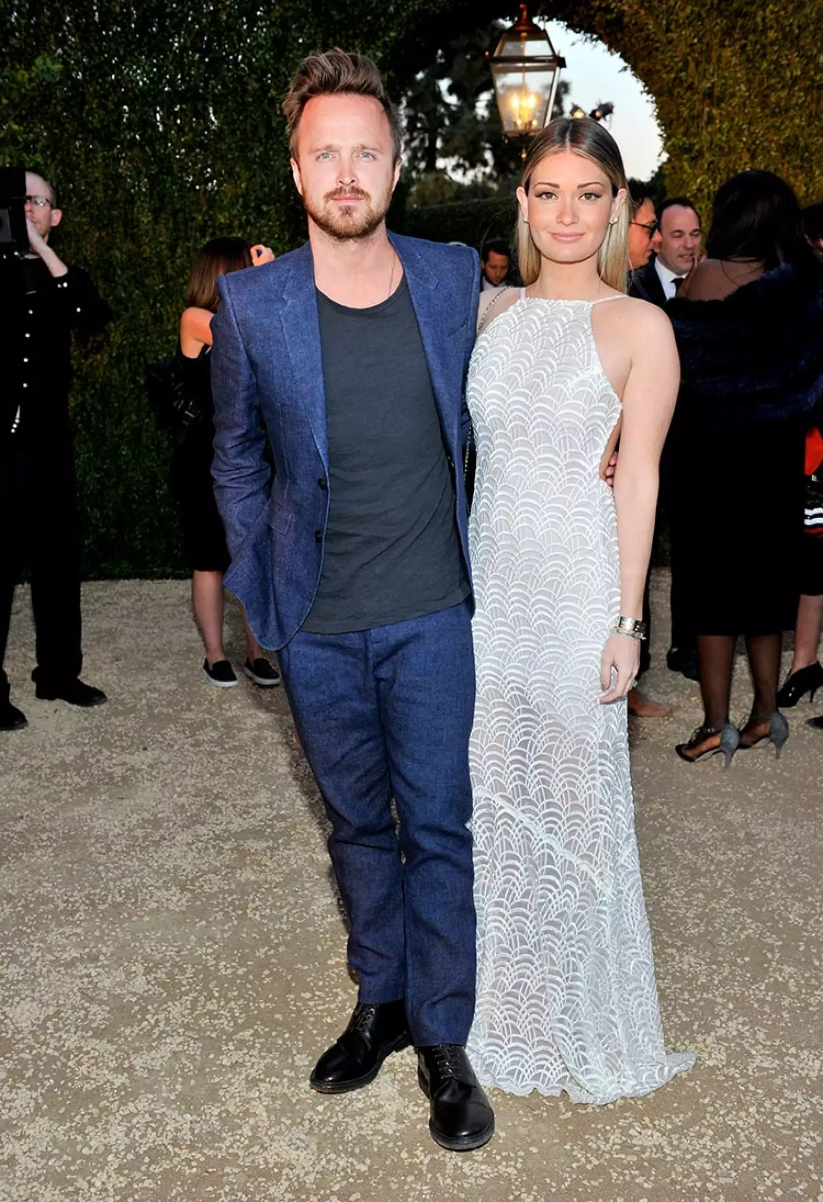 Aaron Paul y Lauren Parsekian