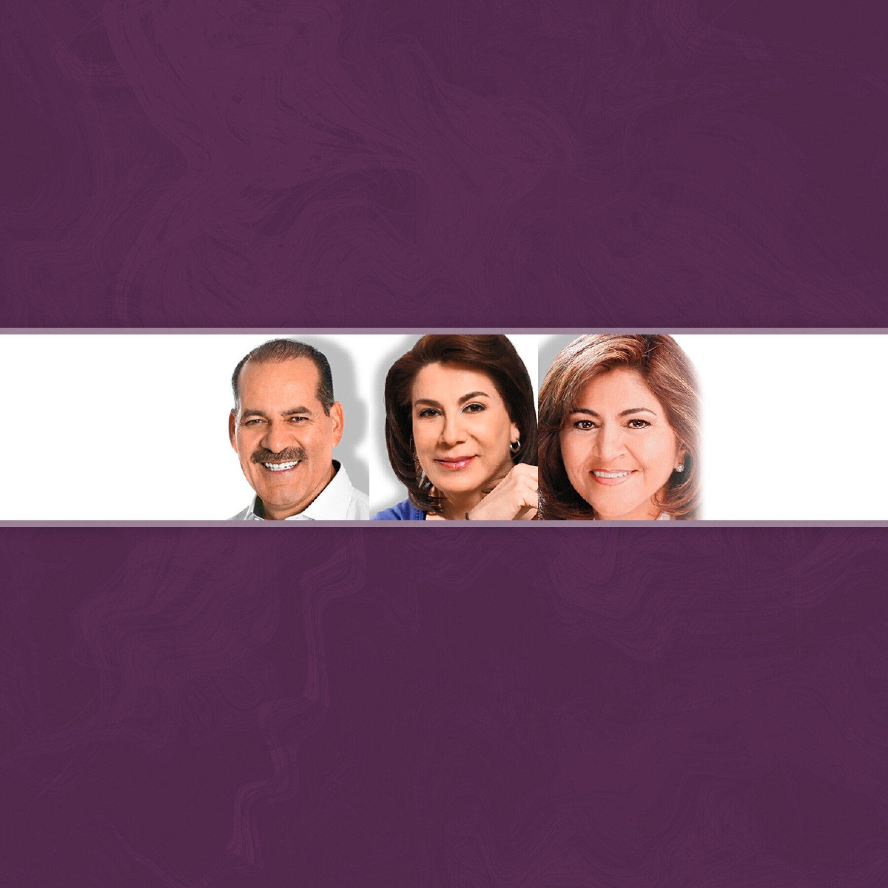 Martín Orozco, Lorena Martínez y Nora Ruvalcaba.