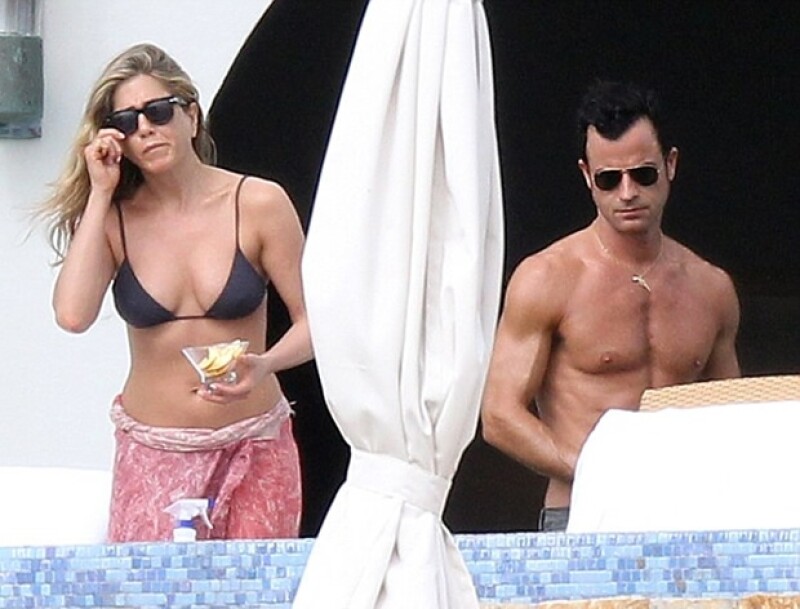 Jen y Aniston se han bronceado todos los días.