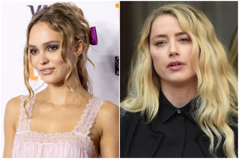 Lily-Rose y Amber Heard