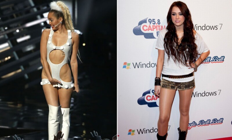 En el pasado y ya muy olvidada ha quedado la vieja miley.