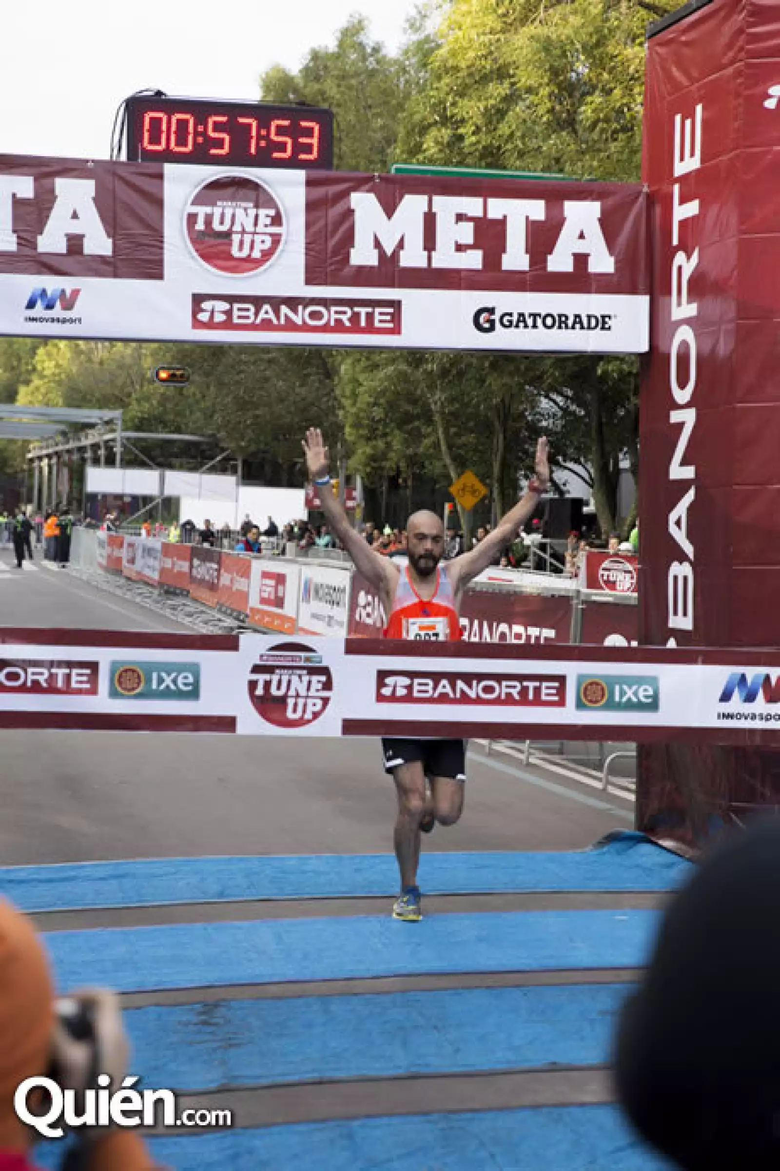 Eugenio Delgado,ganador 15 K