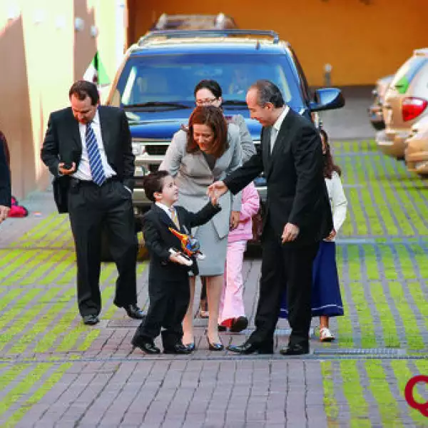 Margarita Zavala, Felipe Calderón, Luis Felipe Calderón, Juan Pablo Calderón, María Calderón