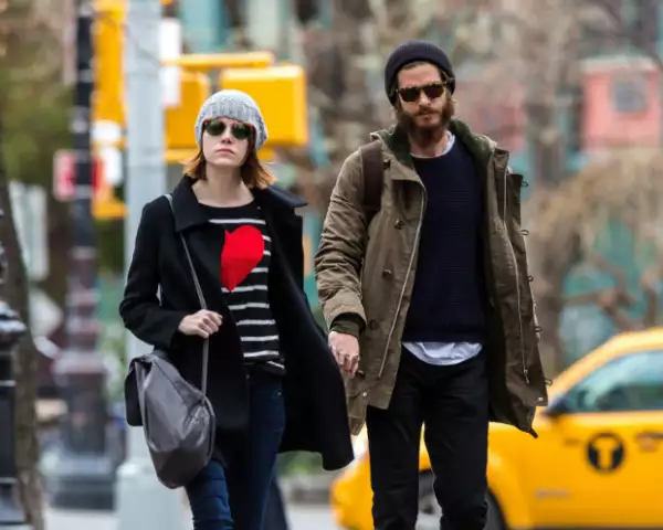 La pareja en una de sus recientes salidas invernales en las calles de Nueva York.