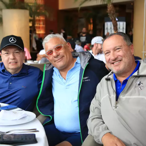 Santiago Rossano, Luis Gómez y Andrés Viesca