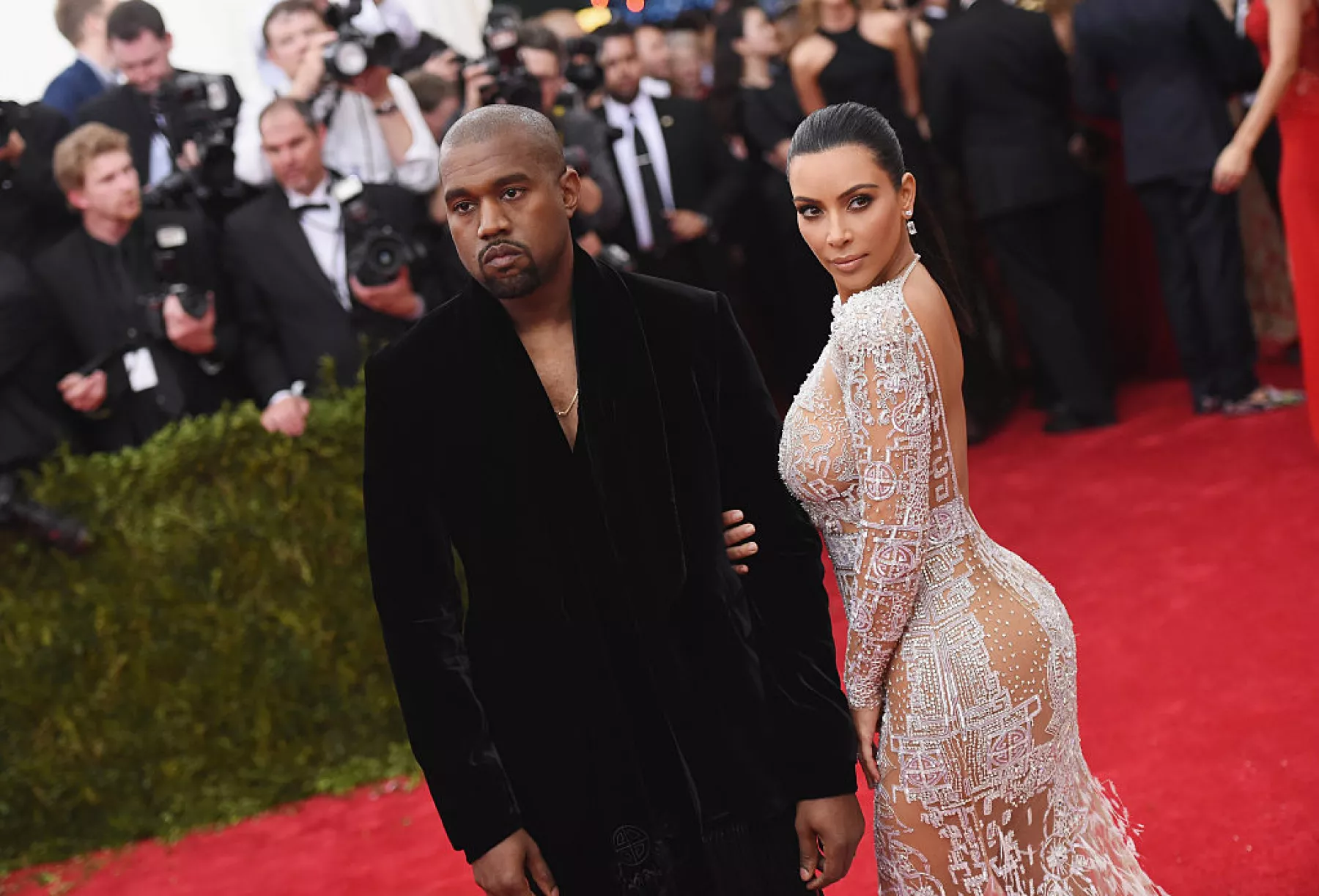 Kanye West y Kim Kardashian