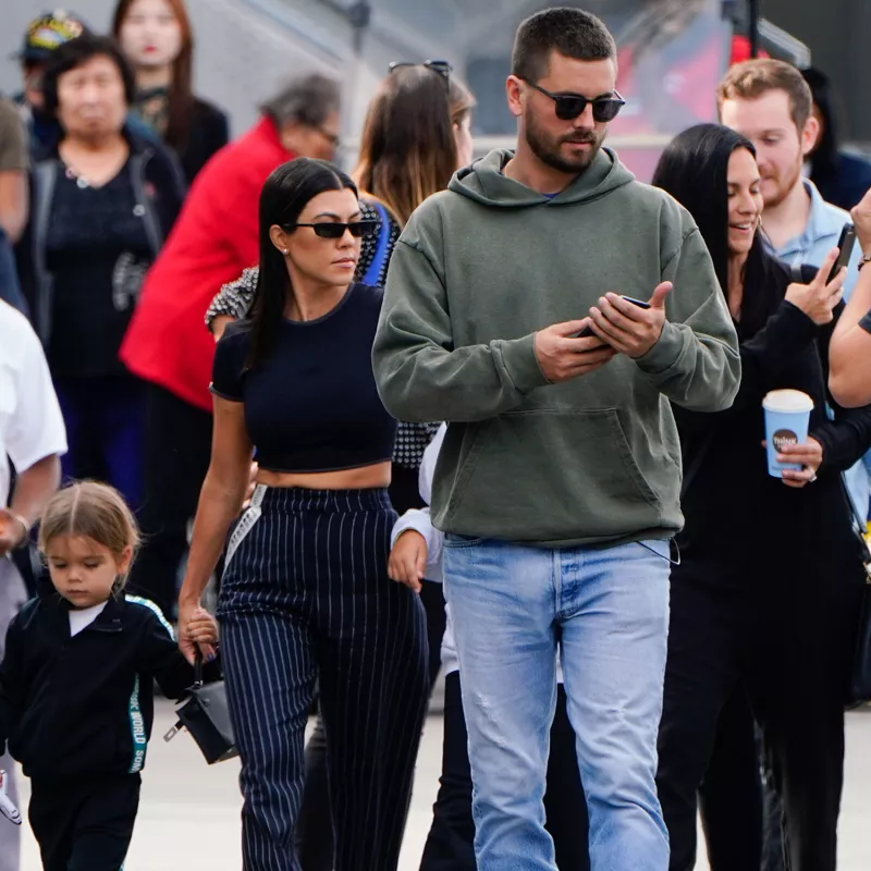 Kourtney Kardashian y Scott Disick