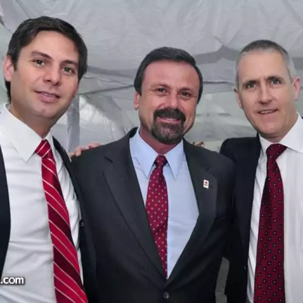 Federico García Iza,Luis Horacio Salinas y François Lafond
