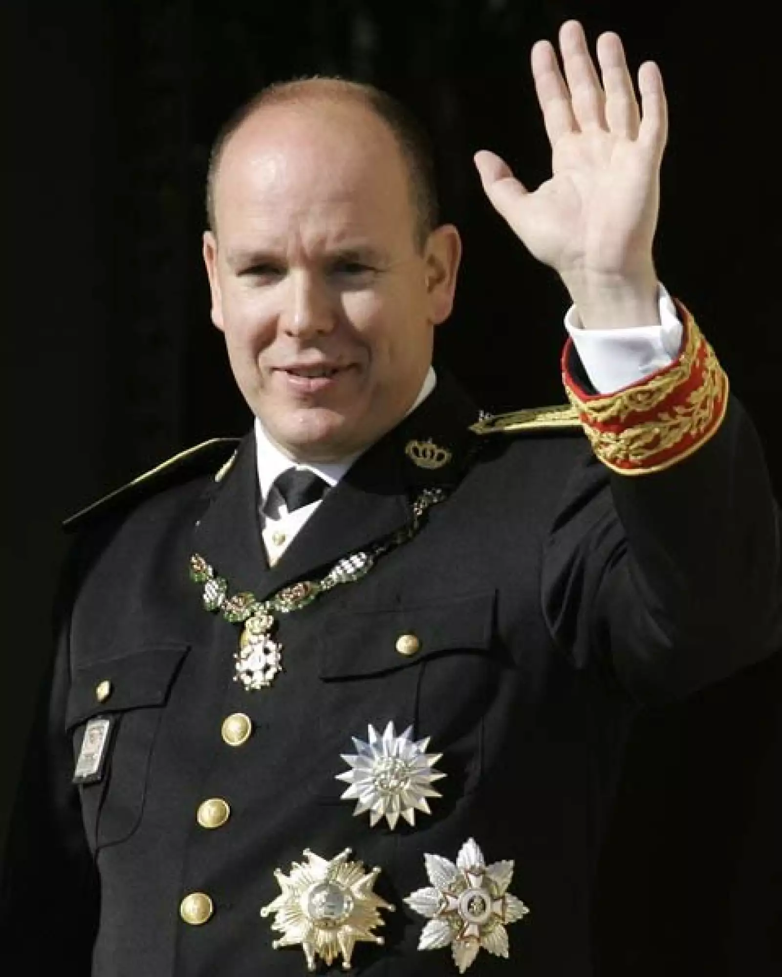 Acercamiento de Alberto, desde el balcón del Palacio de Grimaldi.