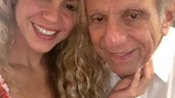 Shakira con su papá, William Mebarak.
