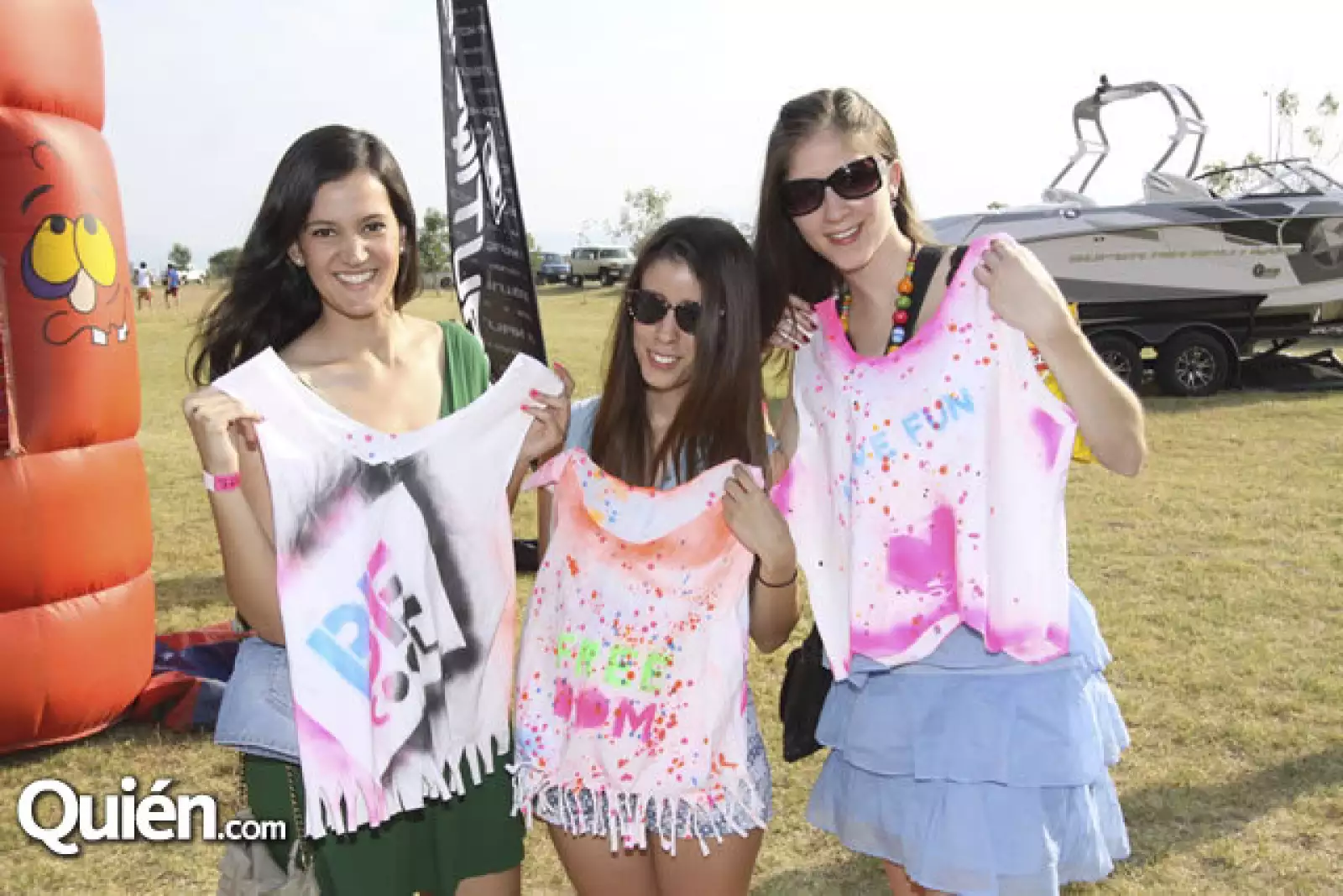 Regina Ascencio, Andrea Dieguez y Janine Cron