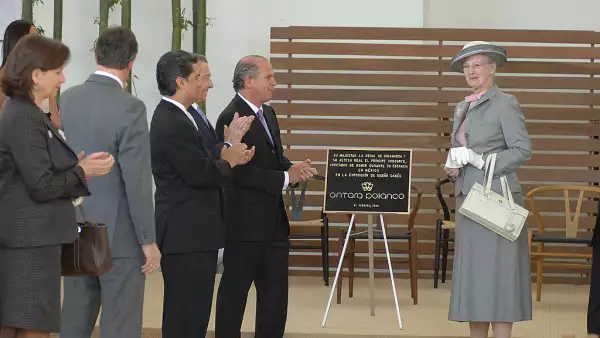 Queen Margarita II of Denmark Visits Mexico City - February 21, 2008