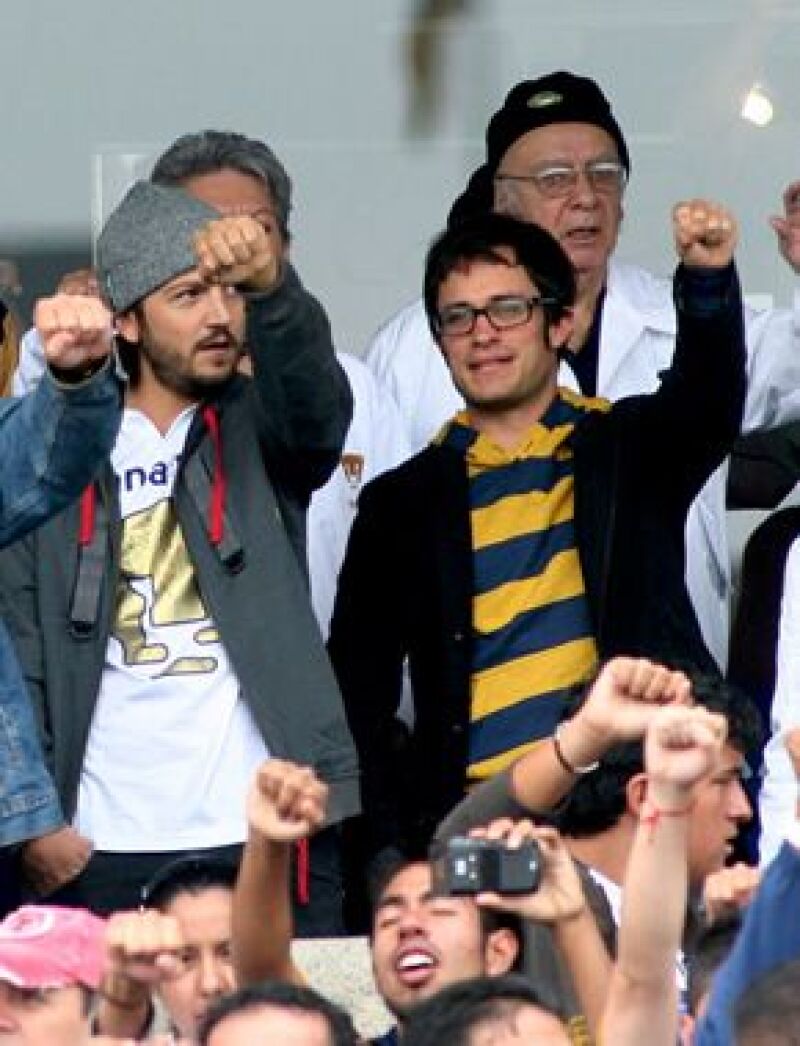 Los charolastras acudieron este domingo al partido entre el equipo de la UNAM y el América en el estadio de Ciudad Universitaria.