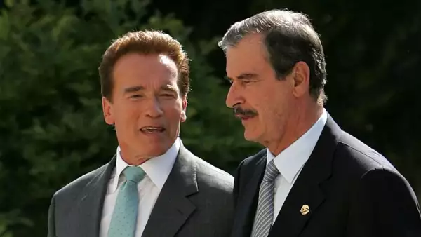 Arnold Schwarzenegger y Vicente Fox Quesada