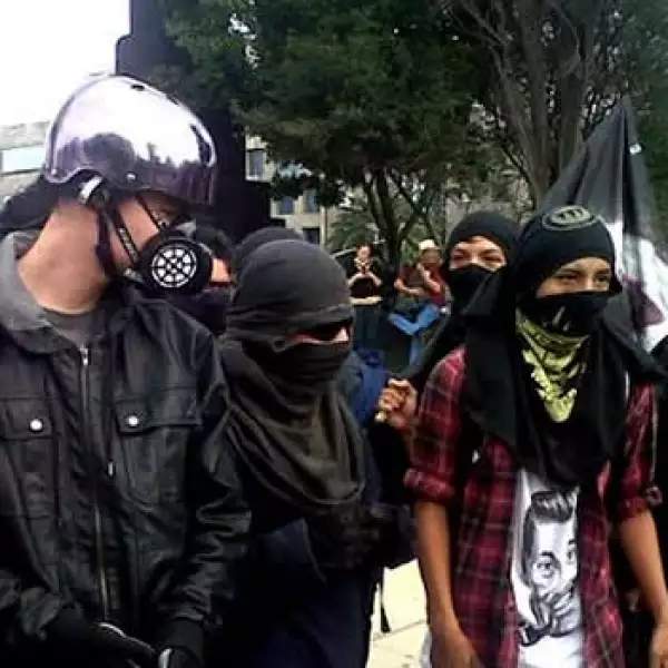 marcha del primer informe de gobierno