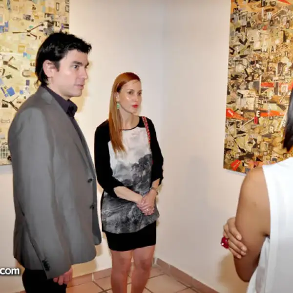 Arturo Moyeda, Mónica de Moyeda y Elisa Pasquel