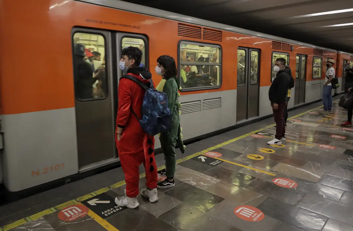 Andenes del Metro en la CDMX
