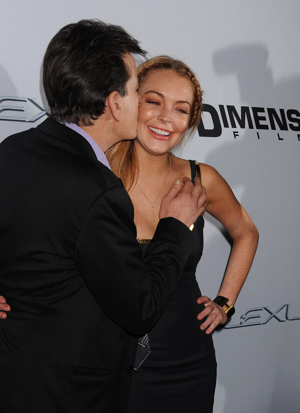 Charlie Sheen y Lindsay Lohan