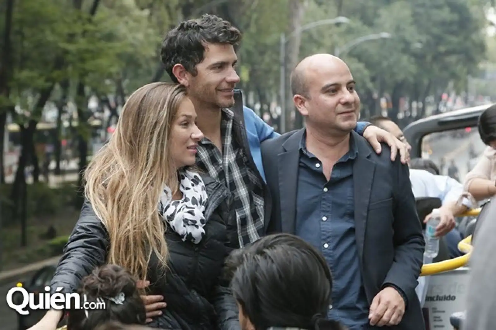 Isabel Fernández,Juan Ignacio Tomaselli y Paulo Hoyos