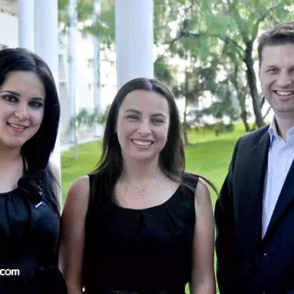 Mariana López, Maru Almarrán y Héctor Medina