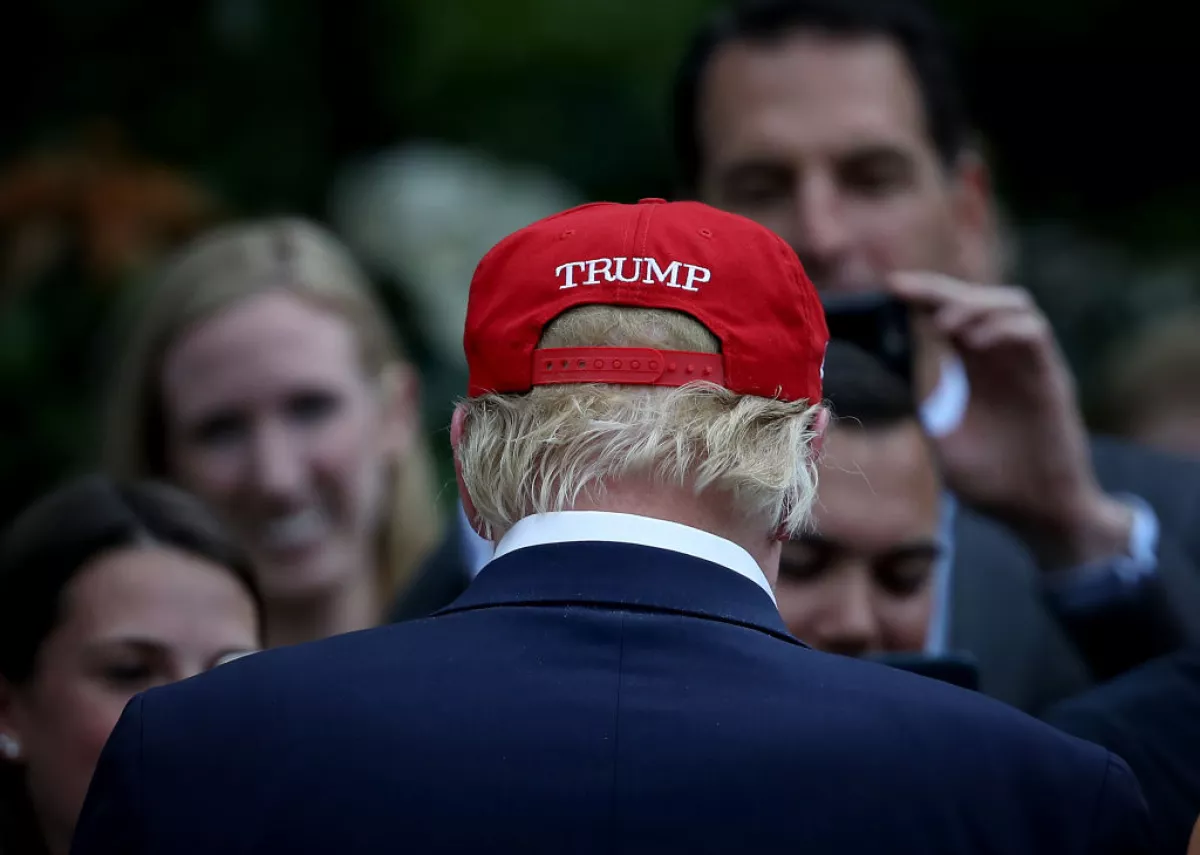 President Donald Trump And First Lady Melania Return To White House From European Trip