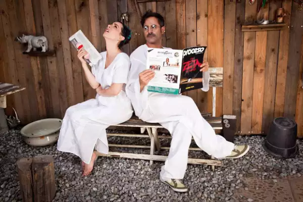 Claudia Lizaldi y Aarón Balderi hacen mancuerna en el montaje.