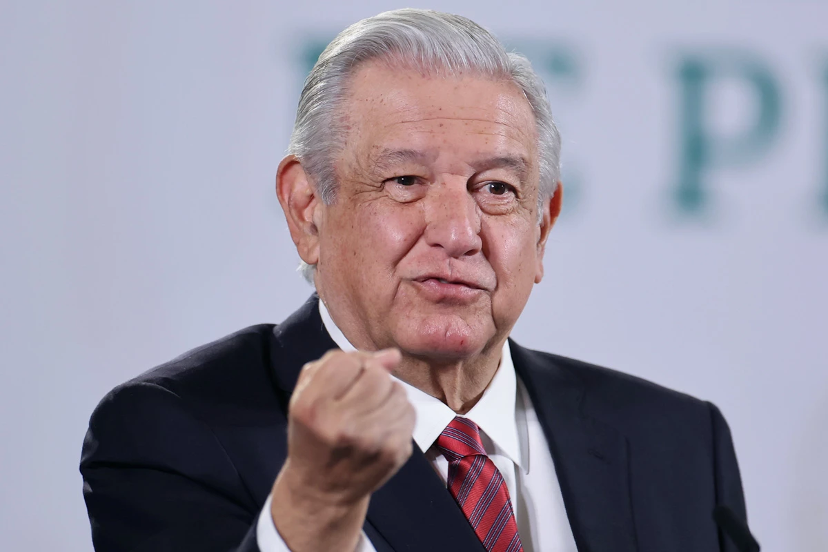 (El presidente Andrés Manuel López Obrador durante la conferencia mañanera)
